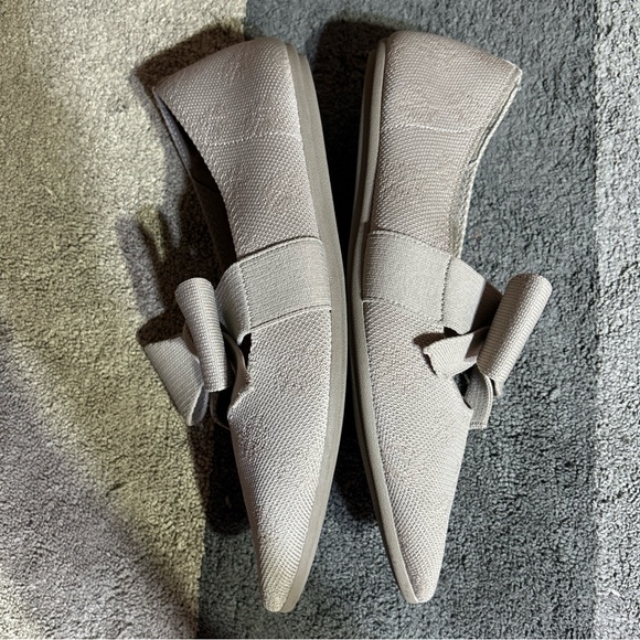 Skechers Cleo Point Feel Good Washable Knit Flats Memory Foam Womens 8.5 Taupe - Picture 8 of 13